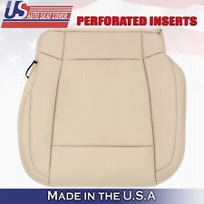 2015 2016 2017 For Ford F150 Lariat Driver Bottom Perf Leather Seat Cover Tan picture