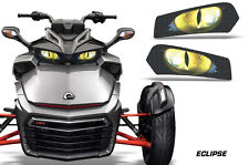 Headlight Eye Graphics Kit Decal Cover For Can-Am Spyder F3 Roadster ECLIPSE Y picture