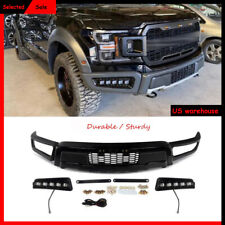 Steel Black Front Bumper Assembly Raptor Style w/ LED For Ford F-150 2018-2020 picture