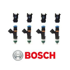 GENUINE Bosch 0280158117 550cc 52lb EV14 Fuel Injectors + Adapters (4) picture