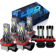 6000K LED Headlight Bulbs High Low Beam+Fog Light 6x For Chevy Equinox 2010-2018 picture