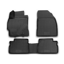 OMAC Floor Mats Liner for Toyota Corolla 2009-2013 Black TPE All-Weather 4 Pcs picture