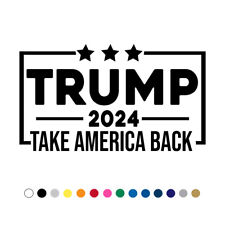 Trump 2024 Decal Car Truck Vinyl Sticker President Presidential Election v1 picture