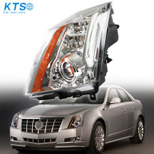 Left Side Headlight For 2008-14 Cadillac CTS HID/Xenon DRL Projector Chome Clear picture