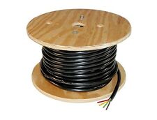 Trailer Light Cable Wiring Harness 14 Gauge 4 Wire Jacketed Black Flexible 100' picture