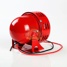 12V Electric Car Truck Motorcycle Driven Air Raid Siren Horn Alarm Loud 50s Red picture