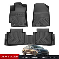 3D All Weather TPE Floor Mats Liners Fit 2017 2018 2019 2020 Hyundai Elantra OE picture