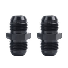 LokoCar Male to Male Flare Fitting Coupler Union Straight Fuel Hose Adapter 2PCS picture
