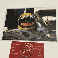 Vintage Ayrton Senna Postcard Rare JDM McLaren Marlboro Honda F1 91 92 93 94 picture