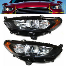 FOR 2013 2014 2015 2016 Ford Fusion Projector Headlights Headlamps Left + Right picture