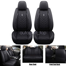 For 2009-2023 Ford F150 Crew Cab Leather Car 5-Seat Covers Front & Rear Cushion picture