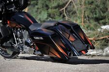 Stretched Fender And Saddlebags Magnus Set for Harley Davidson Touring 2014+ picture