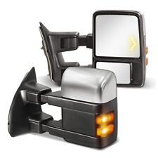 For 2008-2016 Ford F250 F350 F450 F550 Power Heated Tow Mirrors Super Duty Pair picture