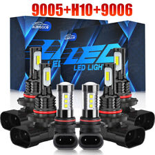 For Chevy Avalanche 1500 2002-2006 LED Headlight Bulbs Kit Hi/Lo Beams+Fog Light picture