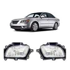 For 2009 -2010 Hyundai Sonata Fog Lights Lamps with Bezels and Assembly Set L&R picture