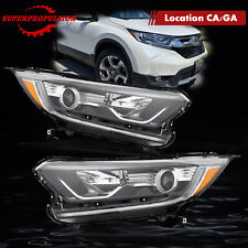Pair For 2017-2021 Honda CRV W/LED DRL Headlight Headlamp Replacement RIGHT&LEFT picture