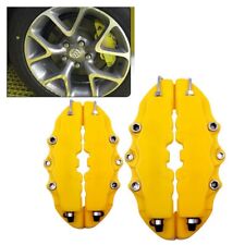 4 Pcs Yellow 3D-Style Brake Caliper Covers Universal Car Disc Front Rear Kits picture