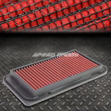 FOR COROLLA/MATRIX/LOTUS RED REUSABLE/WASHABLE DROP IN AIR FILTER PANEL picture