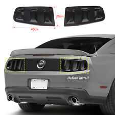 Smoked Black Tail Light Covers Rear Light Guards for Ford Mustang 2010-2014 picture