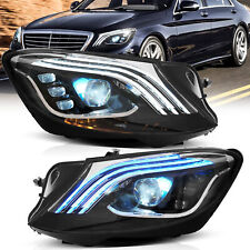 VLAND For 2014-17 Mercedez Benz S-Class LED Headlights DRL Sets w/Animation Pair picture