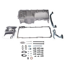 LS Engine Front Sump Polished Oil Pan Retro Kit For LS1 LS2 LS3 6.2 6.0 5.3 4.8 picture