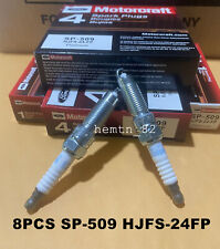 8PC Genuine SP-509 HJFS-24FP PLATINUM Spark Plugs For Ford MOTORCRAFT Super Duty picture