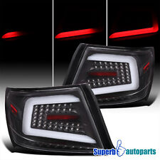 Fits 2008-2014 Subaru Impreza WRX Sequential LED Tail Lights Brake Lamp Black picture
