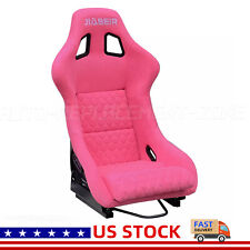 1PC Universal Racing Seat with Double Sliders and L Bracket, Fiber Glass Back picture