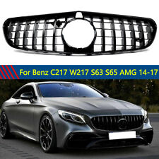 GT Grille Gloss Black For Benz W217 C217 S63 S65 AMG Coupe 2014-2017 Convertible picture