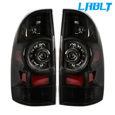 LABLT LH&RH Pair Rear Tail Lights Brake Lamps Black For 2005-2015 Toyota Tacoma picture
