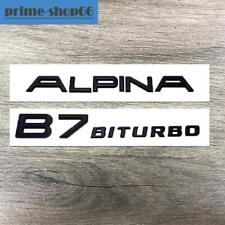 Matte Black For Alpina B7 Biturbo Car Trunk Emblem Badge Decal Sticker Replace picture