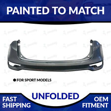 NEW Painted To Match Unfolded Rear Bumper For 2017-2018 Hyundai Santa Fe Sport picture