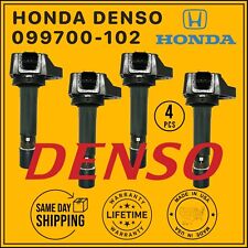 099700-102 Denso Honda x4 Ignition Coils for 06 07 08 09 10 11 Honda Civic 1.8L picture