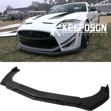 For Jaguar XKR-S XKR XK XJ XF XFR Carbon Fiber Front Bumper Lip Splitter Spoiler picture