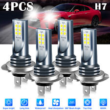 4x H7 LED Headlight Bulb Kit High Low Beam 220W 60000LM Super Bright 6000K White picture