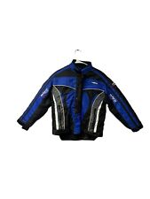 Mossi Racing Motorsports Women’s 12 Thick Blue Black Jacket STAINS picture