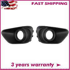 For 2011-17 Jeep Compass 2x Front Bumper Fog Light Bezel Cover Right Left Side picture
