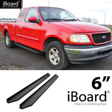iBoard Black Running Boards Style Fit 99-03 Ford F150/F250 Light Duty Super Cab picture