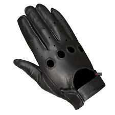 New Biker Police Leather Motorcycle Driving Riding Racing Gloves Real Natural picture