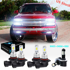 For  Tahoe 2001-2006 - 6x Combo LED Headlight High Low Beam Fog Light Bulbs picture