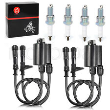 For Honda Shadow ACE Aero Spirit 750 VT750 Ignition Coil Pack Spark Plug + Cap  picture