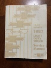 3 (Three) 1987 General Motors Factory Repair guides picture