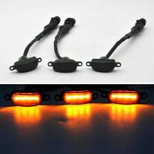 3x Amber Yellow Lens LED Front Grille Running Lights Lamp For Ford F-150 Raptor* picture