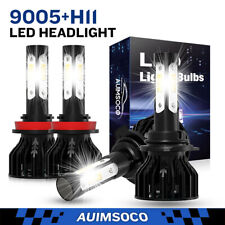 4x 9005 H11 LED Headlight Combo High Low Beam Bulbs Kit Super Bright Lamps White picture