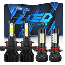 For Ford Mustang GT 2005-2012 LED Headlight Hi/Low Beam + Fog Light Bulbs 8000K picture