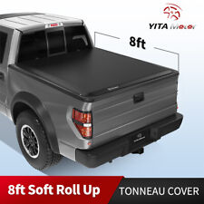 8 ft Soft Roll Up Tonneau Cover for 99-16 Ford F-250 F-350 Super Duty Waterproof picture