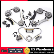 Complete Kit Timing Chain+ 4VVT Cam Phaser Int& Exh For Equinox CTS SRX 3.0 3.6L picture