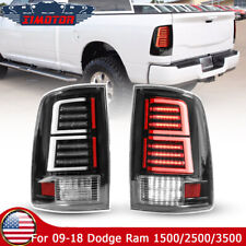 LED Tail Lights For 2009-2018 Dodge Ram 1500 2500 3500 Clear Sequential Signal picture