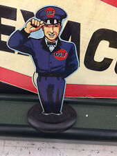 GULF STAND UP MAN MOTOR OIL GASOLINE  DISPLAY TEXACO SONOCO STANDARD SINCLAIR picture