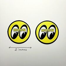 2 Pack of Moon Eyes Stickers - 2 inch Rat Fink Hot Rod Old School Vintage Racing picture